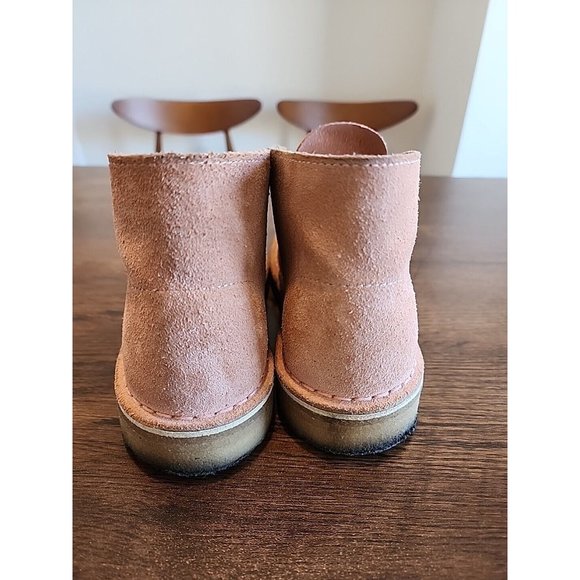 Clarks Originals Charles F Stead Chukka Boot Womens Size 7.5 M 21621 Rose/tan - Picture 4 of 10